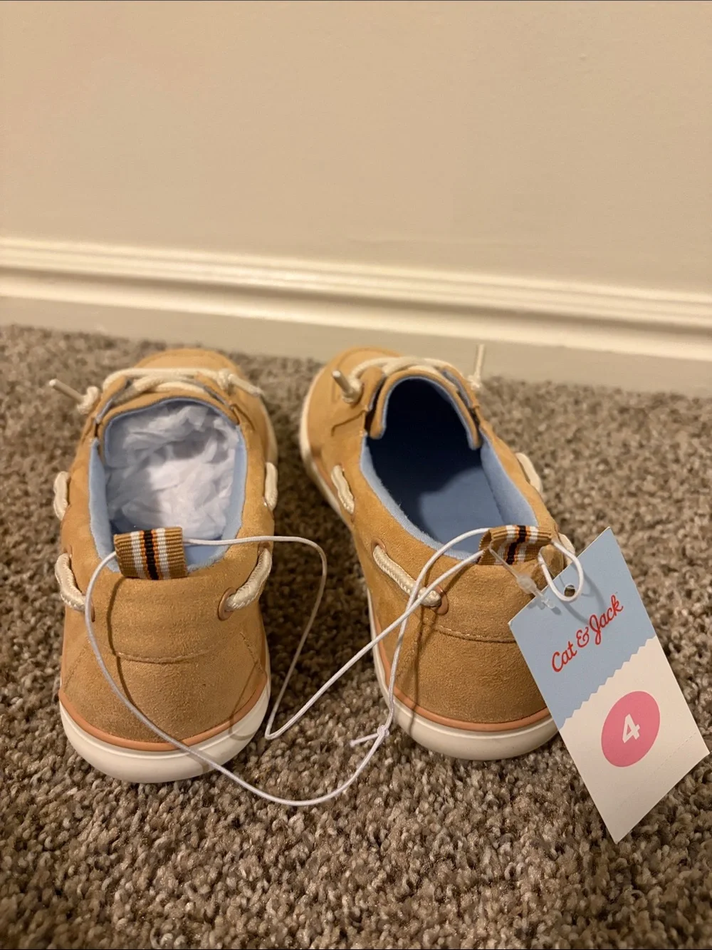 Cat & Jack Kids Tan Water Shoes with White Soles